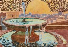 Fountain at the Villa Medici, 1904. Creator: Maurice Denis