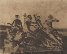 [Fountain at Versailles], ca. 1851. Creator: Louis-Rémy Robert