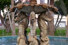 Fountain detail, Gran Tarajal, Fuerteventura, Canary Islands. Creator: Peter Thompson
