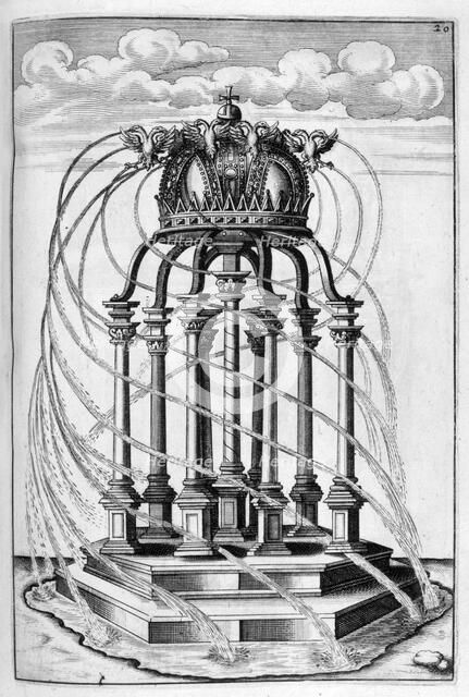 Fountain design, 1664. Artist: Georg Andreas Bockler