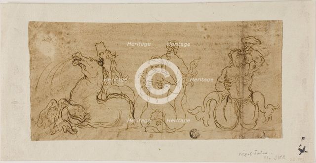 Fountain Figures, 1600-1699. Creator: Unknown.