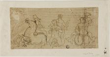Fountain Figures, 1600-1699. Creator: Unknown