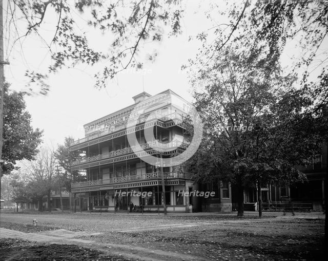 Fountain House, Mt. Clemens, between 1880 and 1899. Creator: Unknown.
