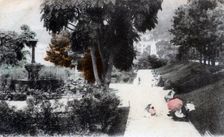 Fountain in a public garden, Hong Kong, 20th century