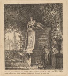 Fountain in a Summerhouse, 1764. Creator: Salomon Gessner