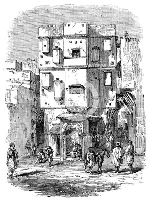 Fountain in Small Square, Algiers, 1858. Creator: Unknown.