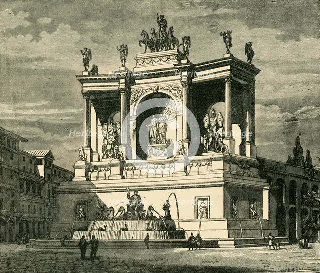 'Fountain of Alexander Severus, Rome', 1890.   Creator: Unknown.