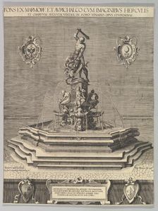 Fountain of Hercules in Augsburg (Copy), 1602. Creator: Unknown