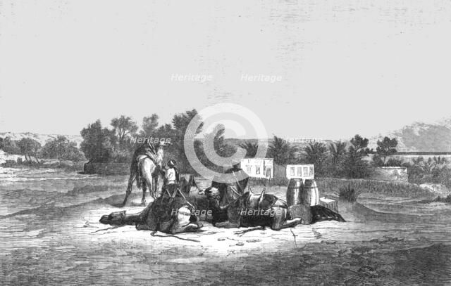 'Fountain of Moses, near Suez; The Red Sea', 1875. Creator: Unknown.