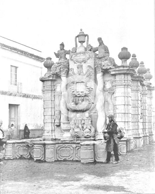 Fountain of the Falling Waters, Mexico City, Mexico, c1900.  Creator: Unknown.