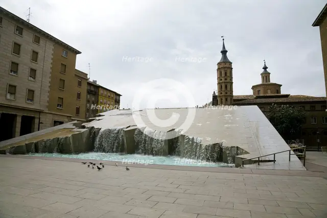 Fountain of the Hispanidad (Fuente de la Hispanidad), Zaragoza, Spain, 2007. Creator: Samuel Magal.
