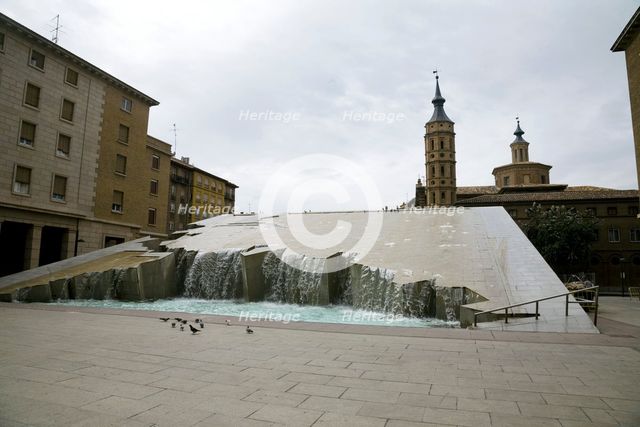 Fountain of the Hispanidad (Fuente de la Hispanidad), Zaragoza, Spain, 2007. Creator: Samuel Magal.
