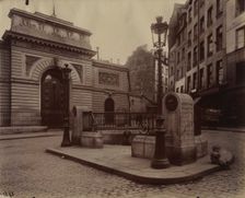 Fountain of the LÉcole Polytechnique, 1902. Creator: Eugène Atget (French, 1857-1927)