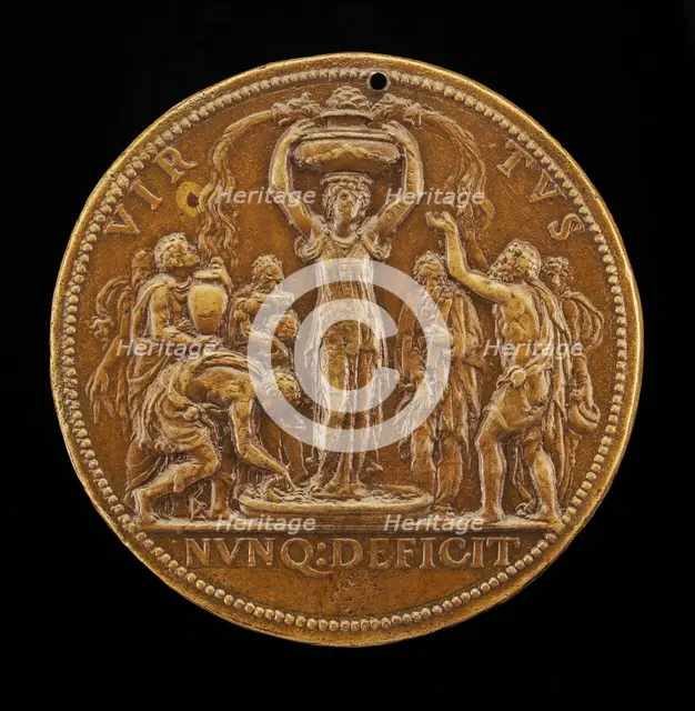 Fountain of the Sciences [reverse]. Creator: Leone Leoni.