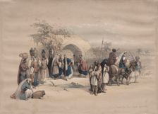 Fountain of the Virgin, Nazareth, 1839. Creator: David Roberts (British, 1796-1864)