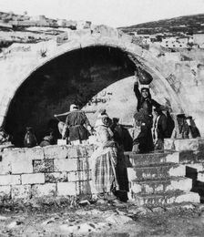 Fountain of the Virgin, Nazareth, Palestine, c1927-c1931. Artist: Cavanders Ltd