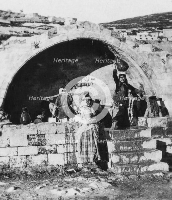 Fountain of the Virgin, Nazareth, Palestine, c1927-c1931. Artist: Cavanders Ltd