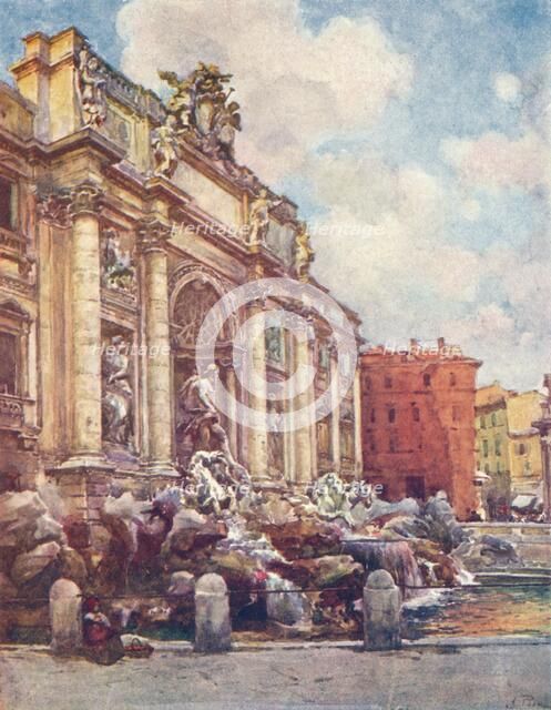 Fountain of Trevi, c1905. Artist: Alberto Pisa