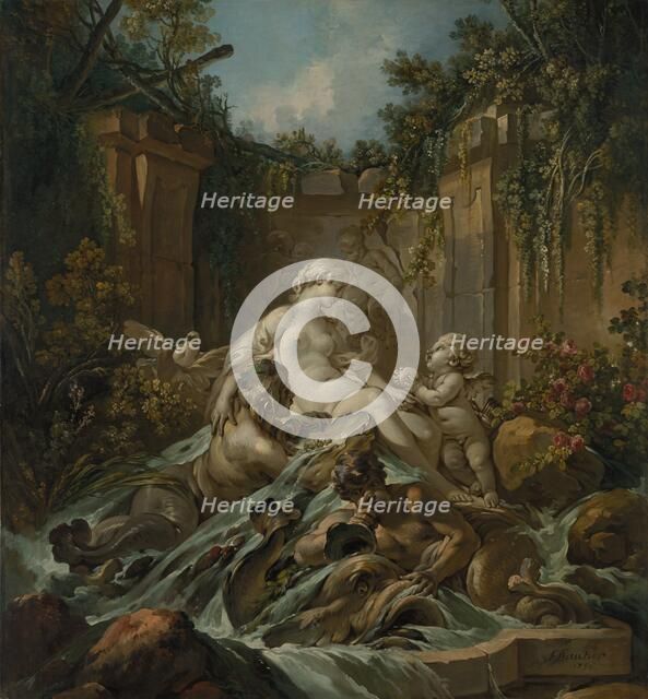 Fountain of Venus, 1756. Creator: François Boucher (French, 1703-1770).