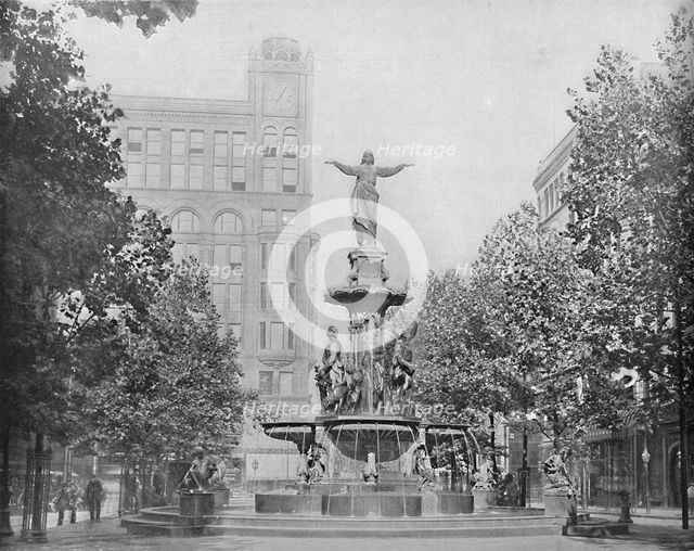 'Fountain Square, Cincinnati, Ohio', c1897. Creator: Unknown.