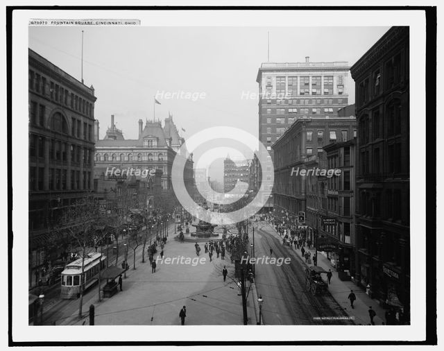 Fountain Square, Cincinnati, Ohio, c1907. Creator: Unknown.