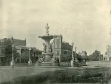 Fountain, Pall Mall, Bendigo 1901. Creator: Unknown