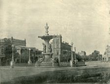 Fountain, Pall Mall, Bendigo 1901. Creator: Unknown