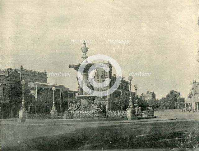 'Fountain, Pall Mall, Bendigo', 1901. Creator: Unknown.