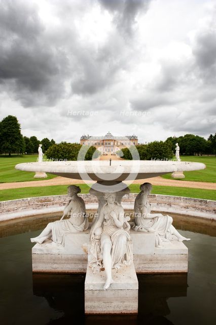 Fountain, Wrest Park House and Gardens, Bedforshire, 2010. Artist: Historic England Staff Photographer.