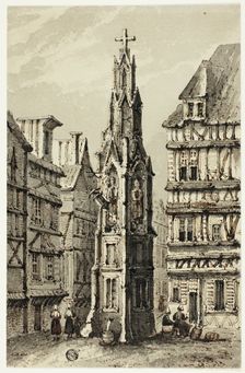 Fountain Tower in Old City, n.d. Creator: Unknown