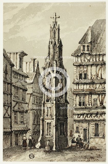 Fountain Tower in Old City, n.d. Creator: Unknown.