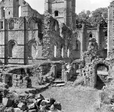 Fountains Abbey, North Yorkshire, 1945-1980. Artist: Eric de Maré