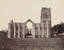 Fountains Abbey, between 1870 and 1880. Creator: Francis Frith