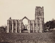 Fountains Abbey, between 1870 and 1880. Creator: Francis Frith