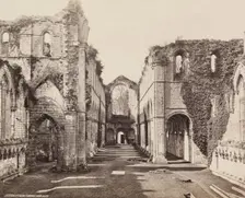 Fountains Abbey, between 1870 and 1880. Creator: Francis Frith