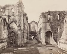 Fountains Abbey, between 1870 and 1880. Creator: Francis Frith