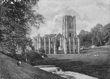 Fountains Abbey c1896. Artist: C Watson