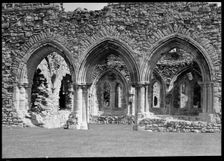 Fountains Abbey, Harrogate, North Yorkshire, 1940-1949. Creator: Ethel Booty