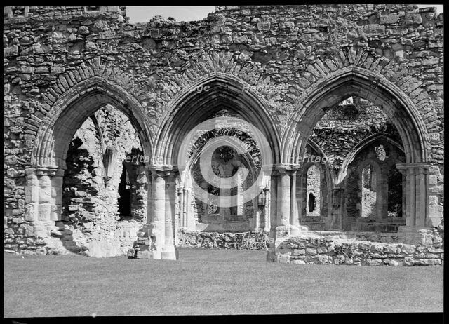 Fountains Abbey, Harrogate, North Yorkshire, 1940-1949. Creator: Ethel Booty.
