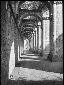 Fountains Abbey, Harrogate, North Yorkshire, 1945-1960. Creator: Margaret F Harker
