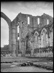 Fountains Abbey, Harrogate, North Yorkshire, 1920-1945. Creator: Marjory L Wight