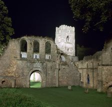 Fountains Abbey, illuminated, 12th century