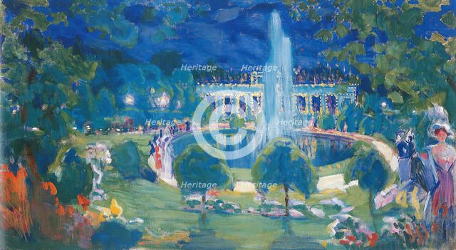 Fountains, c. 1908. Creator: Gaush, Alexander Fyodorovich (1873-1947).