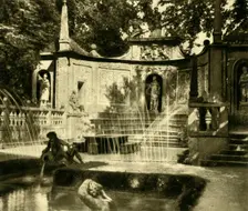 Fountains, Hellbrunn Palace, Salzburg, Austria, c1935. Creator: Unknown