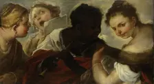 Four Women making Music, 1658-1660. Creator: Luca Giordano