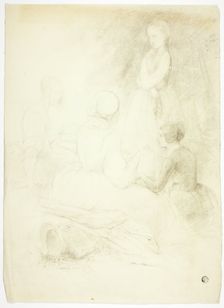 Four Young Women, n.d. Creator: Frank Stone