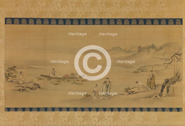 Four Admirers , late 17th-early 18th century. Creator: Kanô Yôboku Tsunenobu.