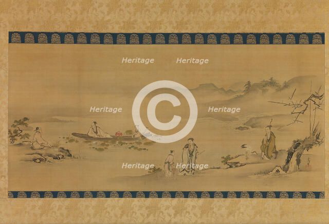 Four Admirers , late 17th-early 18th century. Creator: Kanô Yôboku Tsunenobu.