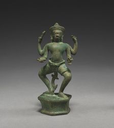 Four-Armed Standing Tantric Male Divinity, 2nd-3rd quarter of the 10th Century. Creator: Unknown