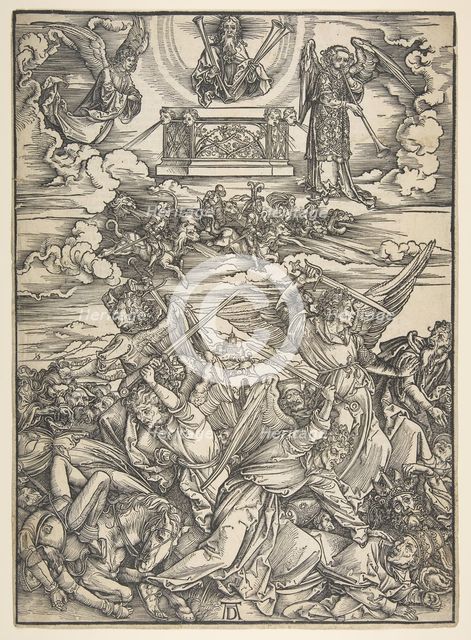 Four Avenging Angels, from the Apocalypse series.n.d. Creator: Albrecht Durer.